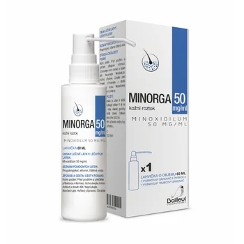 Minorga 50 mg/ml kožní roztok 60 ml