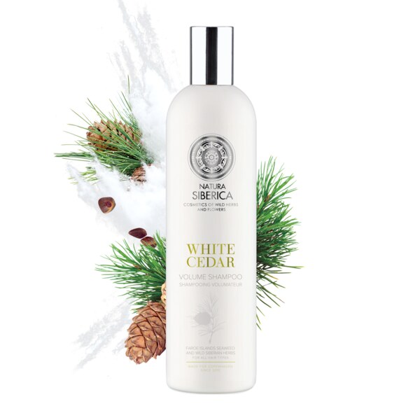 Natura Siberica Šampon pro větší objem Bílý cedr 400 ml