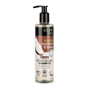 Organic Shop Hydratační šampon Kokos+bambucké máslo 280 ml