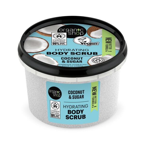 Organic Shop Hydratační tělový peeling Kokos+cukr 250 ml