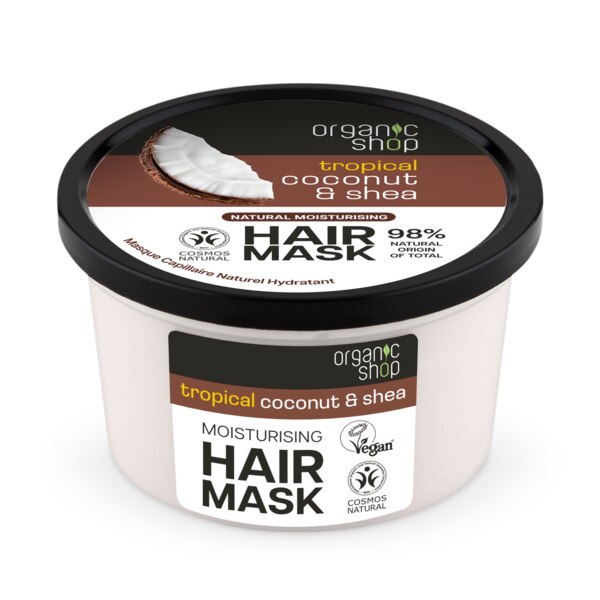 Organic Shop Hydratační vlasová maska Kokos+bambucké máslo 250 ml Organic Shop Hydratační vlasová maska Kokos+bambucké máslo 250 ml