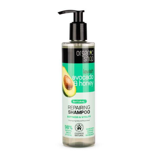 Organic Shop Regenerační šampon Avokádo+med 280 ml