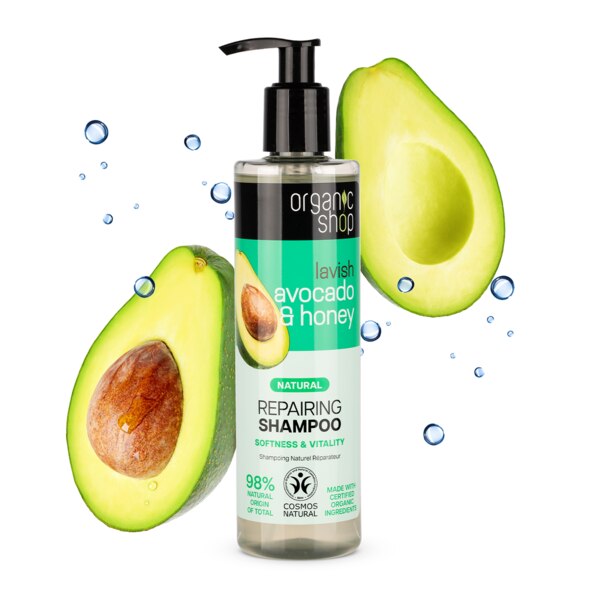 Organic Shop Regenerační šampon Avokádo+med 280 ml