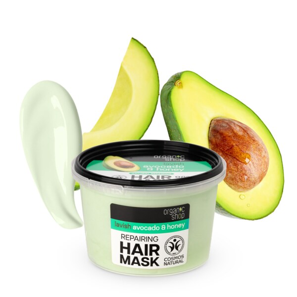 Organic Shop Regenerační vlasová maska Avokádo+med 250 ml