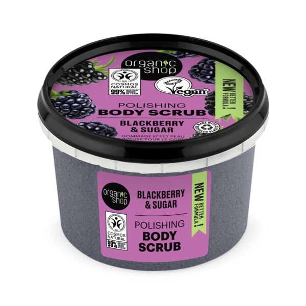 Organic Shop Vyhlazující tělový peeling Ostružina+cukr 250 ml