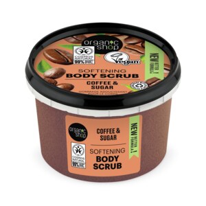 Organic Shop Zjemňující tělový peeling Káva+cukr 250 ml Organic Shop Zjemňující tělový peeling Káva+cukr 250 ml