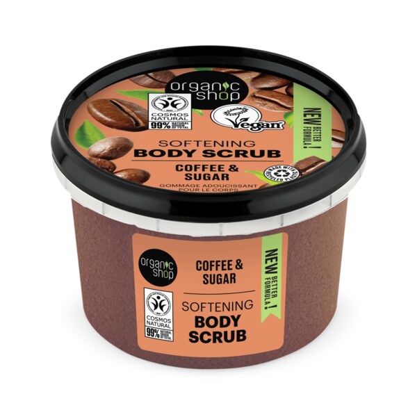 Organic Shop Zjemňující tělový peeling Káva+cukr 250 ml