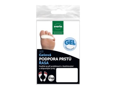 Svorto Gelová podpora prstů-Řasa pravá vel.M 1 ks