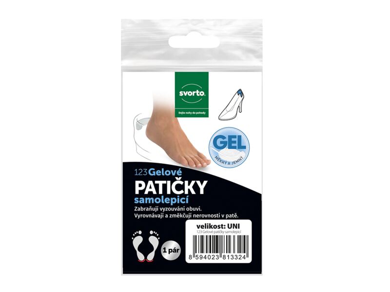 Svorto Gelové patičky samolepicí vel.uni 1 pár