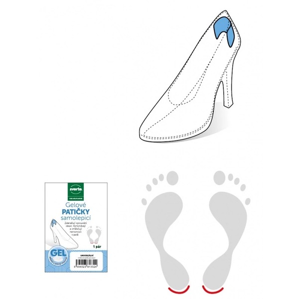 Svorto Gelové patičky samolepicí vel.uni 1 pár