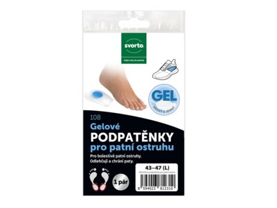 Svorto Gelové podpatěnky Ostruha vel.M (38 42) 1 pár