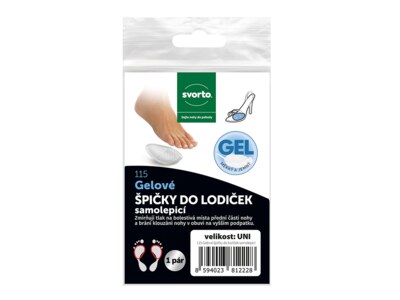 Svorto Gelové špičky do lodiček-samolepicí vel.uni 1 pár