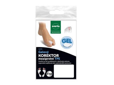 Svorto Gelový korektor meziprstí vel.M 1 ks
