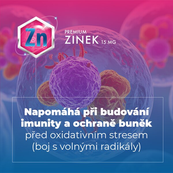 Premium Zinek 15 mg 100 tablet