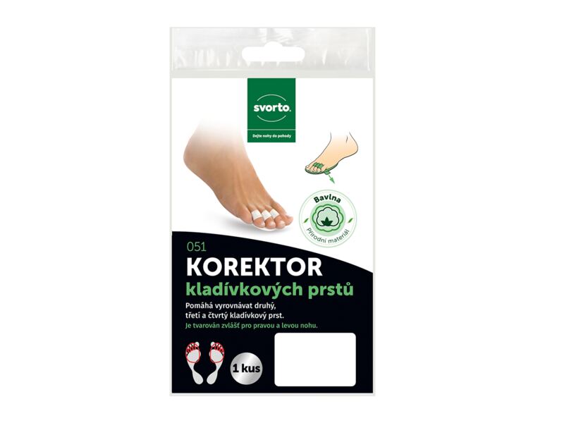 Svorto Korektor kladívkových prstů Levá vel.1 (36-40) 1 ks