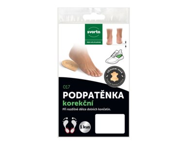 Svorto Podpatěnka korekční 0,5 cm vel.37-39 1 ks