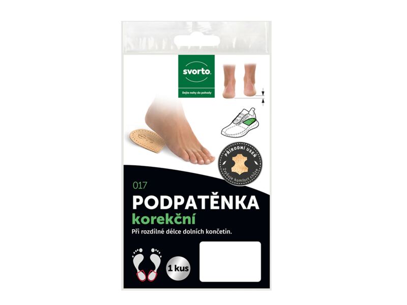 Svorto Podpatěnka korekční 0,5 cm (vel. 43-46) 1 ks