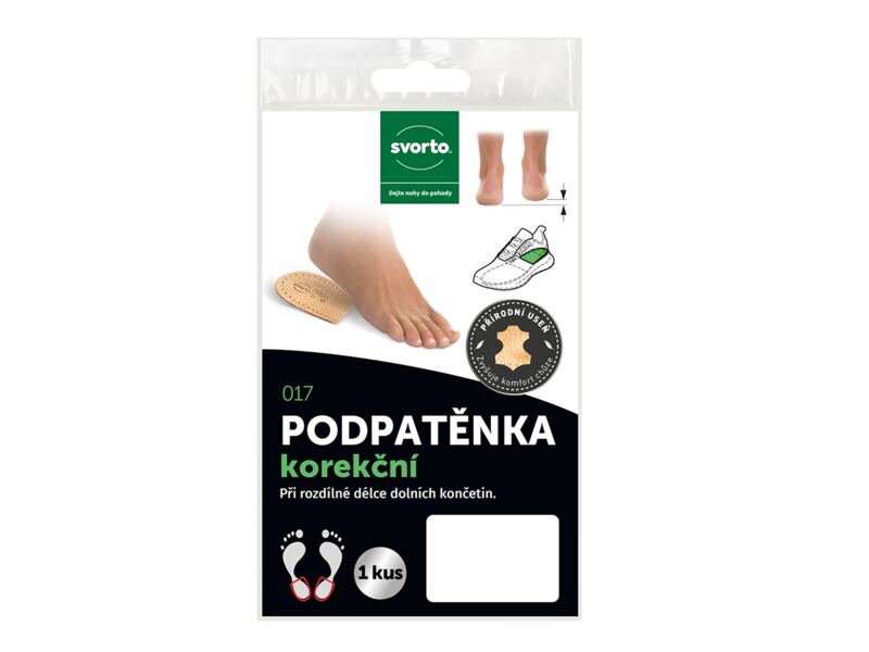 Svorto Podpatěnka korekční 1,5 cm (vel. 43-46) 1 ks