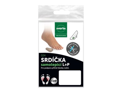 Svorto Srdíčka do bot samolepicí vel.3 1 pár Svorto Srdíčka do bot samolepicí vel.3 1 pár