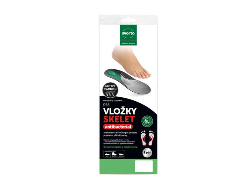 Svorto Vložky Skelet antibacterial (vel. 43) 1 pár Svorto Vložky Skelet antibacterial (vel. 43) 1 pár