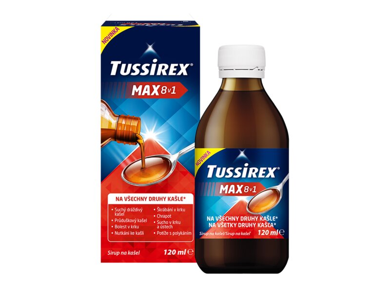 Tussirex MAX 8v1 sirup 120 ml