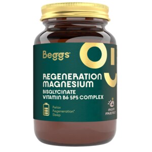 Beggs Magnesium bisglycinate 380 mg + P5P complex 1,4 mg 60 kapslí