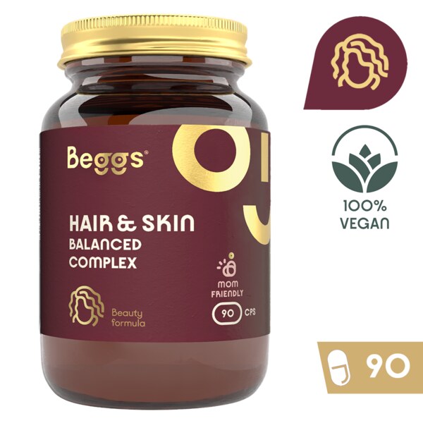 Beggs Hair & Skin Balanced Complex 90 kapslí
