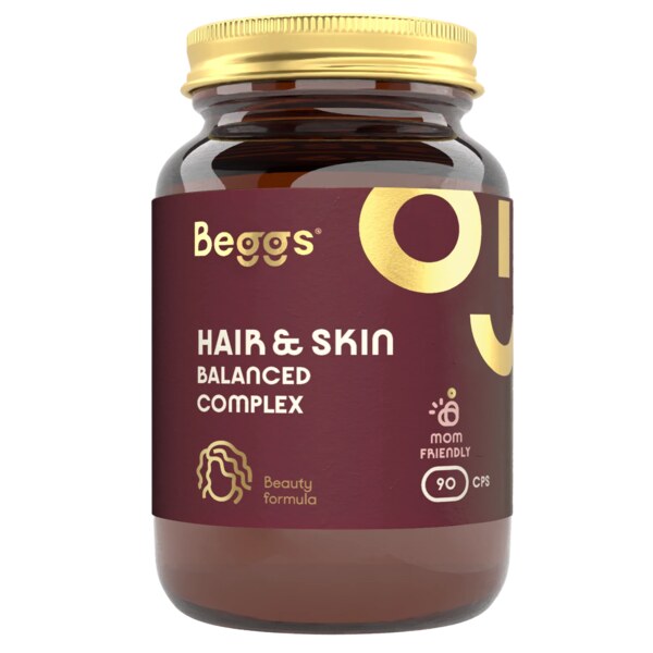 Beggs Hair & Skin Balanced Complex 90 kapslí