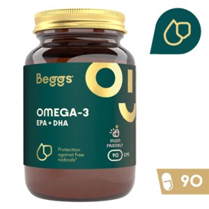 Beggs Omega-3 EPA+DHA 90 kapslí Beggs Omega-3 EPA+DHA 90 kapslí