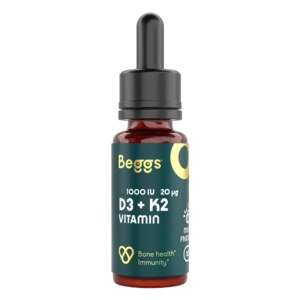 Beggs Vitamín D3 + K2 kapky 30 ml Beggs Vitamín D3 + K2 kapky 30 ml
