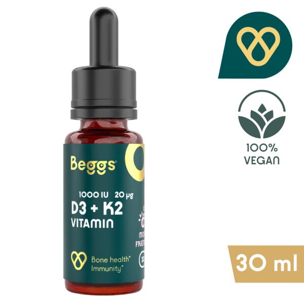 Beggs Vitamín D3 + K2 kapky 30 ml 