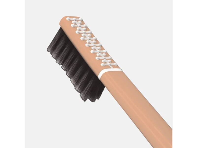 Piuma Zubní kartáček Soft Whitening Nude s aktivním uhlím + kryt 1 ks