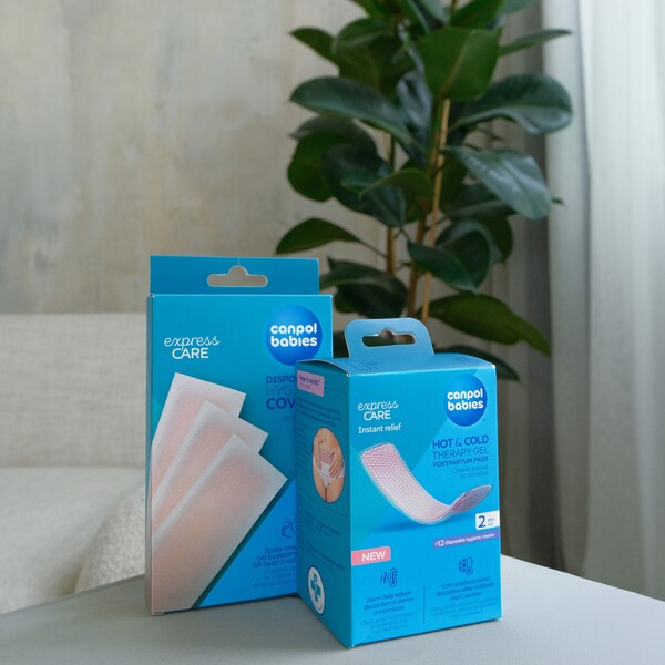Canpol babies Poporodní gelové vložky Hot/Cold 2 ks + 12 návleků