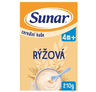 Sunar Cereální kaše rýžová od ukončeného 4.měsíce 210 g Sunar Cereální kaše rýžová od ukončeného 4.měsíce 210 g