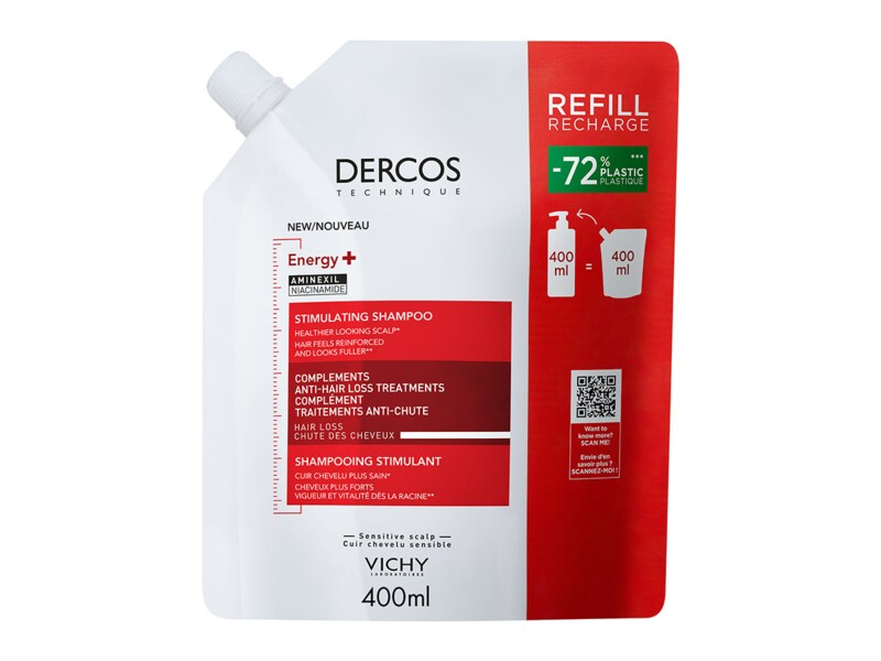 Vichy Dercos Energy+ Posilující šampon náplň 400 ml