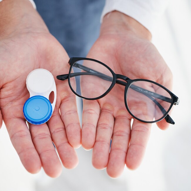 Typy kontaktních čoček – podle oční vady