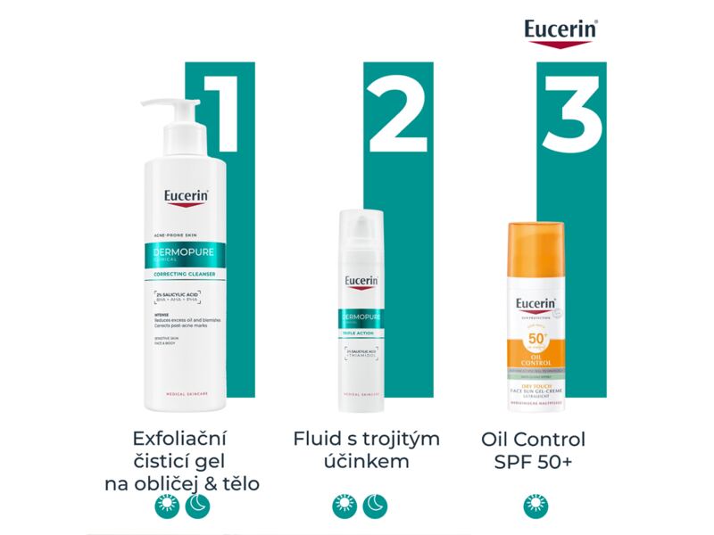 Eucerin DermoPure Clinical Exfoliační čisticí gel 400 ml