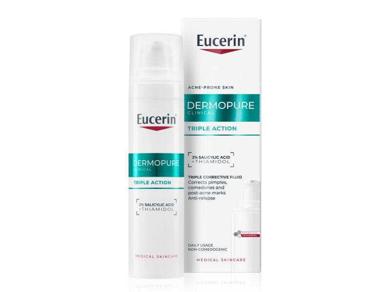 Eucerin DermoPure Clinical Fluid s trojím účinkem 40 ml