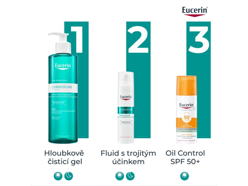 Eucerin DermoPure Clinical Fluid s trojím účinkem 40 ml