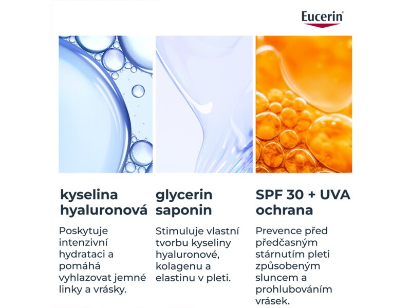Eucerin Hyaluron-Filler + 3x Effect Denní krém SPF30 náplň 50 ml