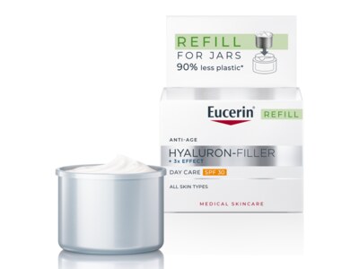 Eucerin Hyaluron-Filler + 3x Effect Denní krém SPF30 náplň 50 ml Eucerin Hyaluron-Filler + 3x Effect Denní krém SPF30 náplň 50 ml