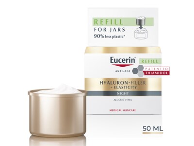 Eucerin Hyaluron-Filler + Elasticity noční krém náplň 50 ml