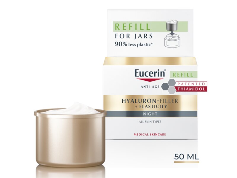 Eucerin Hyaluron-Filler + Elasticity noční krém náplň 50 ml