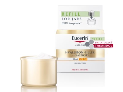 Eucerin Hyaluron-Filler + Elasticity SPF30 denní krém náplň 50 ml