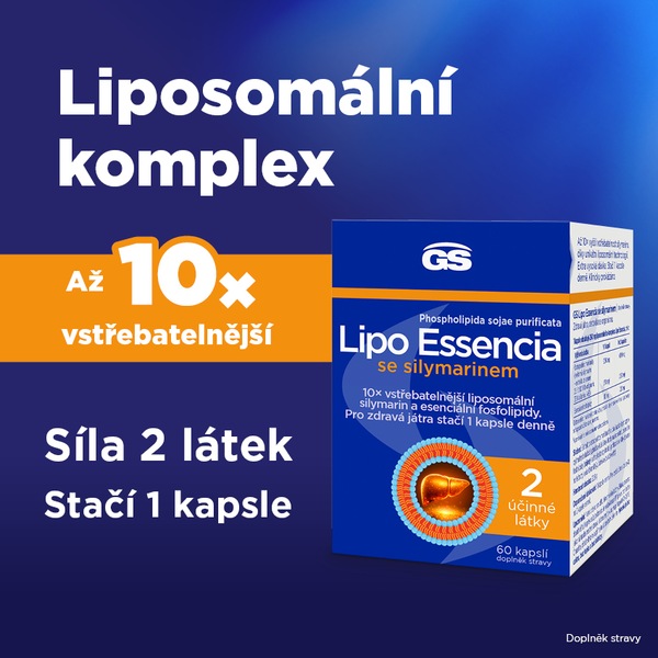 GS Lipo Essencia se silymarinem 60 kapslí GS Lipo Essencia se silymarinem 60 kapslí
