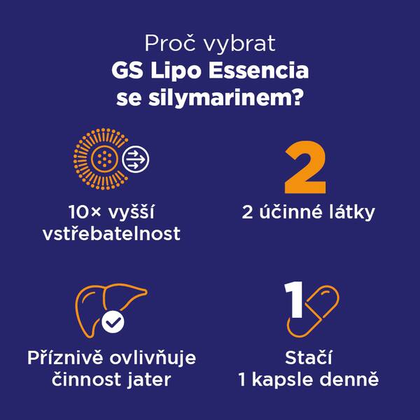 GS Lipo Essencia se silymarinem 60 kapslí GS Lipo Essencia se silymarinem 60 kapslí