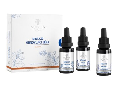 Nobilis Tilia Biofáze obnovující sérum Bazalka 3x20 ml