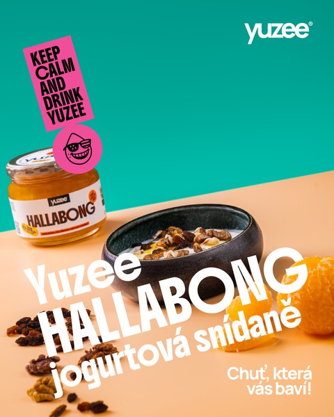 Yuzee Hallabong ovocný koncentrát s kousky hallabongu pro přípravu nápojů a pokrmů 550 g