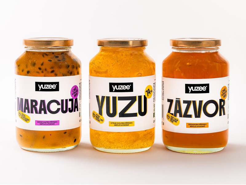 Yuzee Zázvor koncentrát s kousky  zázvoru pro přípravu nápojů a pokrmů 1000 g