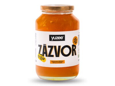 Yuzee Zázvor koncentrát s kousky  zázvoru pro přípravu nápojů a pokrmů 1000 g